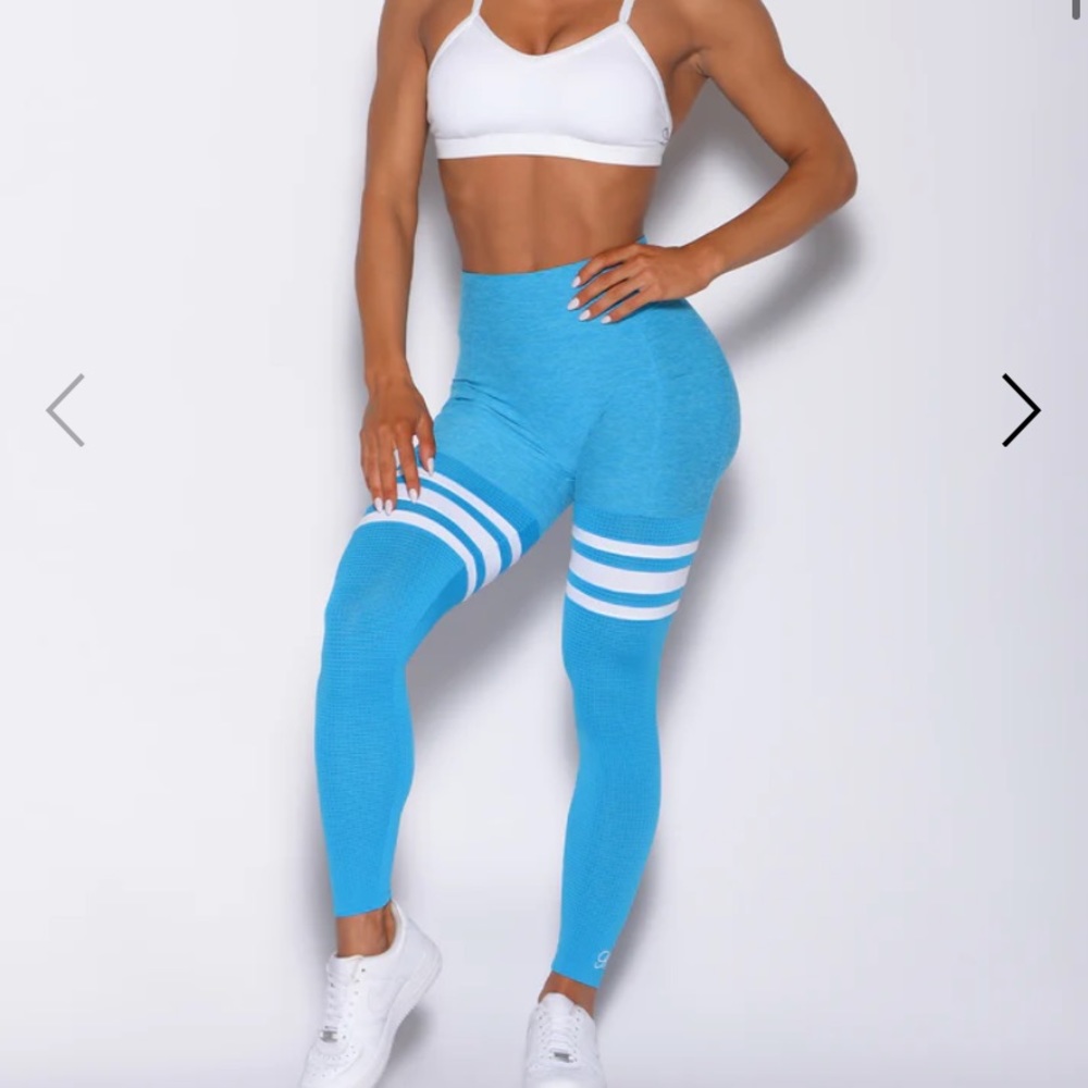 Bombshell scrunch thigh high legging